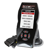 SCT X4 front display showing tuning menu and quick access benefits