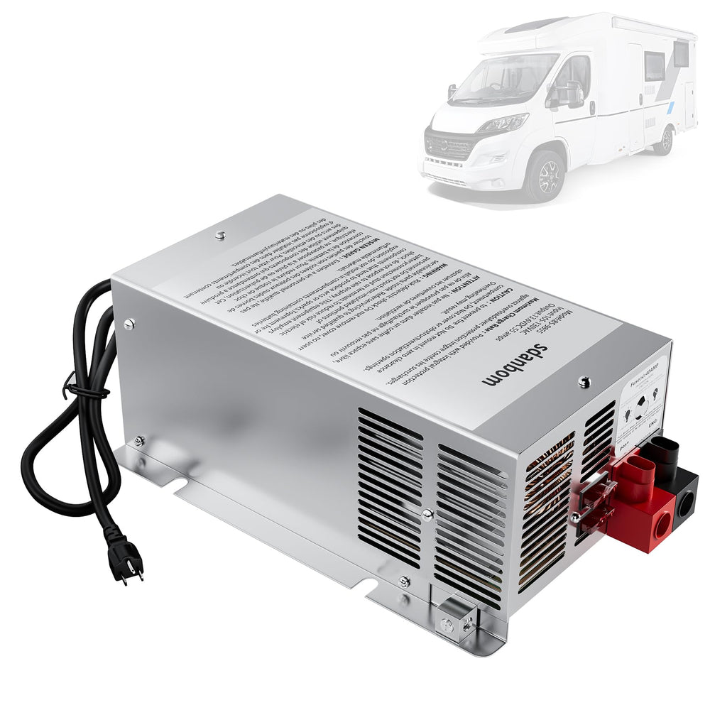 sdanbom WF-9855 front panel showing LEDs and terminals for easy identification and status