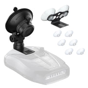 SDSACZMU front view mounted on windshield showing secure hold benefit