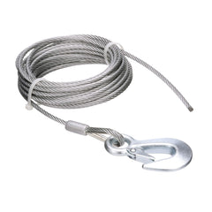 Seachoice detailed view of galvanized safety snap hook demonstrating secure connection