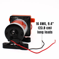 SEAFLO pump sticker diagram displaying specifications for confident purchase