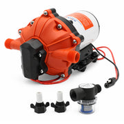SEAFLO front view pump showing compact housing and durable build for reliable flow