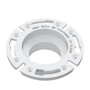 SEAFLO front view of white RV toilet showing clean design and easy installation benefit