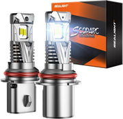 SEALIGHT 9004 front packaging showing twin bulbs and benefits