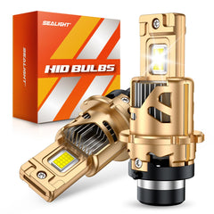 SEALIGHT D2S front view showing bulb shape and contact for easy swap
