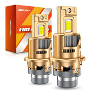 SEALIGHT D4S front view of both bulbs showing plug-and-play design and quick fit benefit
