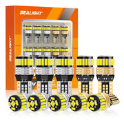 SEALIGHT front packaging showing 10 LED bulbs and benefits