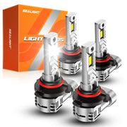 SEALIGHT front packaging showing bulbs and benefits for brighter driving