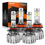 SEALIGHT front packaging showing four-bulb kit and quick install benefit