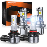 SEALIGHT front view pack of 4 bulbs showing compact design and easy replacement benefit