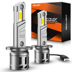 SEALIGHT H1 front view showing plug-and-play fit and bright output