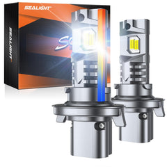SEALIGHT front packaging showing H13/9008 bulbs and benefits