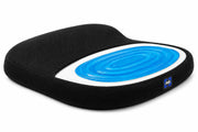 Sealy front view of slim memory foam cushion showing low-profile comfort