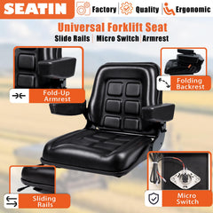 SEATIN side profile folded to show compact storage and space-saving benefit