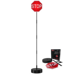 SECURITYMAN front view showing sign and stable base for accurate parking