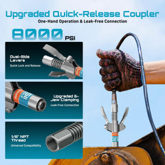 Seesii 90-degree adapter demonstrating access to tight angled grease points