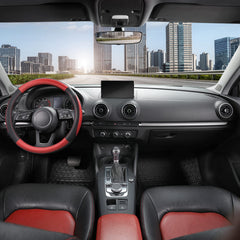 SEG Direct close-up of microfiber leather texture offering soft comfortable grip