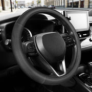 SEG Direct front view of steering wheel cover showing design and fit benefit