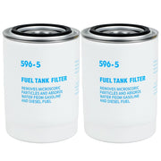 SEGULER front view of 596-5 canister showing shape and connection for easy replacement
