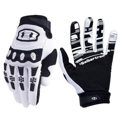 Seibertron front view white M glove showing shape and protection benefit