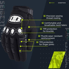 Seibertron index fingertip conductive tip for touchscreen use on rides