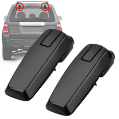 SEINECA front view of right and left rear hatch hinges showing fit and finish