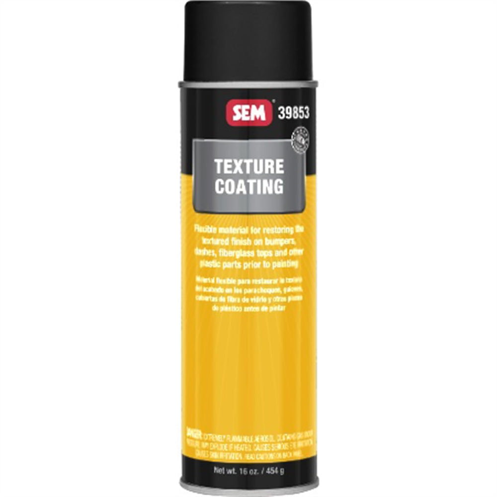 SEM 39853 aerosol can front view showing label and ready-to-use texture coating