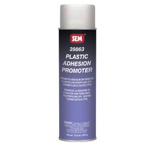 SEM 39863 aerosol can front view showing product label and quick application benefit