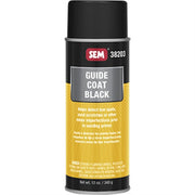 SEM black guide coat front can showing label and 12 oz size benefits
