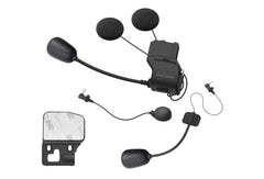 Sena speaker and microphone close-up highlighting Harman Kardon tuning for better clarity