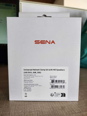Sena HD speaker close-up inside helmet ear pocket offering improved clarity and comfort