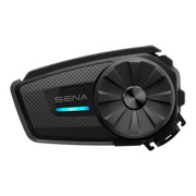 Sena Spider ST1 front view showing buttons and microphone, clear control visibility benefits