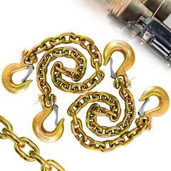 SENKEYFE front view of packaged G80 chains showing completeness and strength