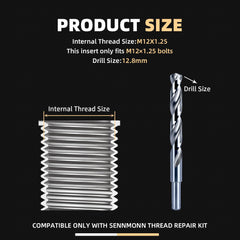 SENNMONN counterbore and installation driver displayed for precise insert seating