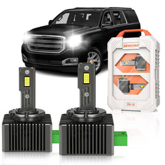 SENROBO front packaging showing D3S bulbs and model fitment benefits