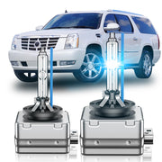 SENROBO front packaging showing two replacement D1S bulbs and benefits