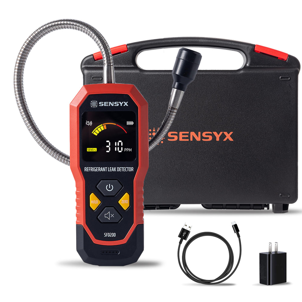 SENSYX front panel showing controls and color display for quick readings