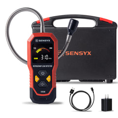 SENSYX front panel showing controls and color display for quick readings