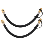 SeSicWe front packaging showing two flex drain hoses and labels, easy identification benefit