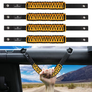 SEVEN SPARTA front handle mounted on Bronco roll bar for safer entries