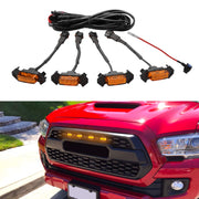 SEVEN SPARTA front grille assembly showing amber LEDs and clean fit