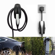 SEVEN SPARTA front view wall-mounted holder showing neat cable storage benefit