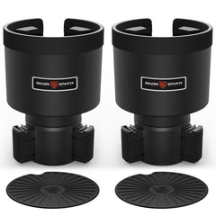 SEVEN SPARTA front view showing stable wide-bottle support and spill prevention