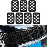 sevencow front grill overlay full view showing aggressive look and curb appeal