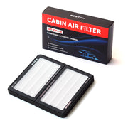 Sezfom front view showing filter packaging and direct-fit benefit