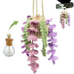 SGIBYN front view showing crochet wisteria diffuser and bottle adds stylish scent