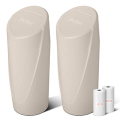 SGLRT front view of two bins showing compact storage and neat appearance