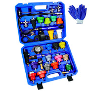 SGT SUPER GARAGE TOOLS open case showing full 33pcs kit and organized storage benefit
