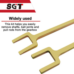 SGT SUPER GARAGE TOOLS kit contents with gloves highlighting ready-to-use convenience