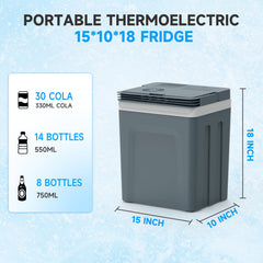 SHAREWIN interior open loaded with drinks, brand keeps items chilled or warm